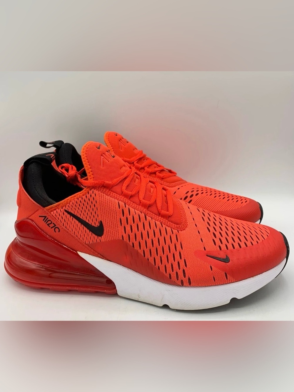 Nike Air Max Habanero Red Black White Sneakers AH8060-601-Mens 8.5 OR Womens 10
